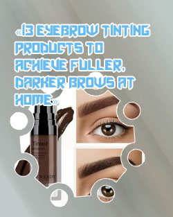 Eyebrow tint makeup